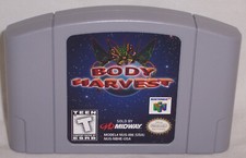 Vintage BODY HARVEST Nintendo 64 com Manual e Estojo Plástico N64 Testado Excelente comprar usado  Enviando para Brazil