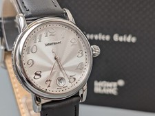 Montblanc Meisterstuck 7042 data mostrador branco relógio masculino quartzo vintage 35mm comprar usado  Enviando para Brazil