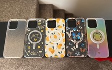 Lote de 5 Capas de Celular iPhone 15 Pro Max Velvet Caviar People Be Free Lucky comprar usado  Enviando para Brazil