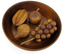 Tigela redonda de madeira com frutas de madeira esculpida vintage meados do século coleção 5 peças comprar usado Tigela redonda de madeira com frutas de madeira esculpida vintage meados do século coleção 5 peças comprar usado  Enviando para Brazil