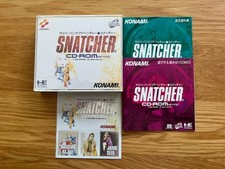 Snatcher com adesivos PC Engine Duo TurboGrafx Turbo Duo Super CD-ROM2 Konami comprar usado  Enviando para Brazil