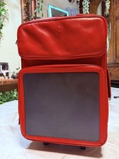 Bolsa de transporte Ferrari couro rara usada vermelha 53 x 37 x 19cm comprar usado  Enviando para Brazil