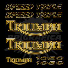 Adesivi triumph speed usato  Messina