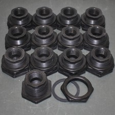 (13) Encaixe de tanque Banjo Bulkhead TF150, tubo 1-1/2" NPT, polipropileno, EPDM comprar usado  Enviando para Brazil