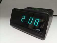 BRAUN alarm clock 4832 DN 30 color negro Dietrich Lubs (1980) comprar usado  Enviando para Brazil