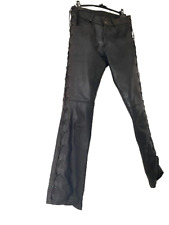 Pantalon cuir femme d'occasion  Châteauvillain