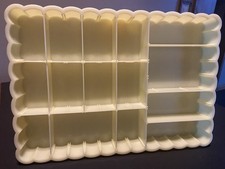 Bandeja organizadora de gaveta de plástico vintage Menda costura vaidade comprar usado  Enviando para Brazil