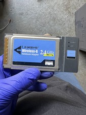 Placa adaptadora para notebook Linksys WPC54G Wireless-G 2.4GHz 802.11g PCMCIA comprar usado  Enviando para Brazil