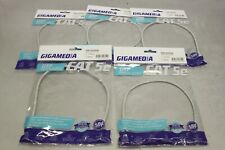 5x GIGAMEDIA GGM CAT5E05M 0,5m CAT5e Cable Kabel UTP PATCH CORD 5151663 OVP comprar usado  Enviando para Brazil