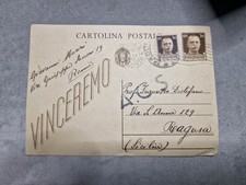 Storia postale cartolina usato Storia postale cartolina usato  Vittoria