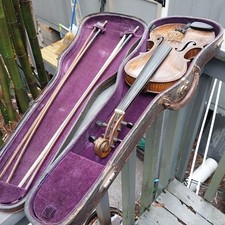 Vintage Antigo Projeto de Violino 4/4 Antigo Freid Aug Gloh 2 Arcos Estojo Peças de Reparo comprar usado  Enviando para Brazil