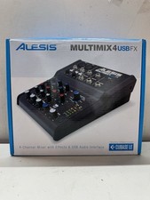 NOVO-Alesis MULTIMIX 4USB FX Mixer de 4 Canais com Efeitos e Interface de Gravação USB comprar usado  Enviando para Brazil