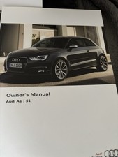 Audi owners manual for sale  KILMARNOCK
