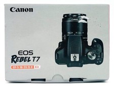 Câmera DSLR Canon EOS Rebel T7 e kit de lentes EF-S 18-55mm IS II - Preta, caixa aberta comprar usado  Enviando para Brazil