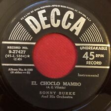 SONNY BURKE ~ EL CHOCLO MAMBO / MAMBOOGIE (1951) RARE LATIN 45 DECCA  segunda mano  Embacar hacia Argentina