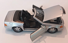 WELLY Mercedes-Benz SL500 SILVER Conversível Die Cast Modelo 1:24, NO.9371, RARO comprar usado  Enviando para Brazil