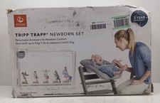 Conjunto recém-nascido Stokke Tripp Trapp - Acessório para cadeira alta cinza caixa aberta comprar usado  Enviando para Brazil