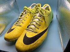 NIKE MERCURIAL VAPOR IX FG ACC 555605-703 12 EE. UU. AMARILLO/NEO LIMA RARO segunda mano  Embacar hacia Argentina