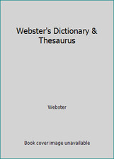 Webster dictionary thesaurus for sale  Aurora