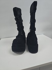 Demonia boots black for sale  LEEDS