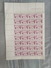 Riproduzione .foglio francobol usato  Turate
