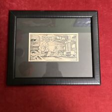 Framed cartoon etching for sale  Bloomington