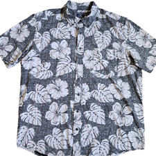 Camisa masculina George havaiana manga curta 2XL praia tropical surf casual XXL comprar usado  Enviando para Brazil