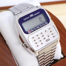 Calculadora de relógio digital Orient vintage 1718 usada, precisa de reparo comprar usado  Enviando para Brazil