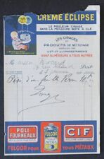 Facture 1930 creme d'occasion  Nantes-