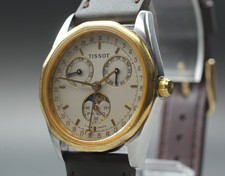 Usado, Moldura TISSOT P355/455 quartzo fase da lua safira ouro nova banda bateria do Japão comprar usado  Enviando para Brazil