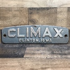 Climax vintage cast for sale  Farmington