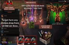 DIABLO 4🔥TEMPORADA 8🔥x50 Runs Belial Boss🔥Modify Reward All Boss+Mythic (T4) comprar usado  Enviando para Brazil