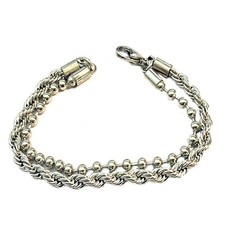 Bracciale catena acciaio usato  Scandicci