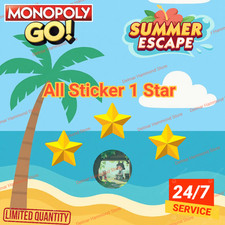 Monopoly Go ⭐️ 1 - 5 ⭐️TODOS OS ADESIVOS⭐️ |⚡️ Entrega instantânea ⚡️24/7⚡️ comprar usado  Enviando para Brazil