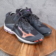 Usado, Mal Usado Mizuno Wave Lightning Z6 Feminino Tamanho 10 Preto Vermelho Roxo comprar usado  Enviando para Brazil