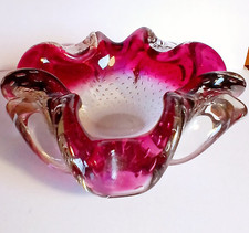 Vintage murano clear for sale  DURHAM