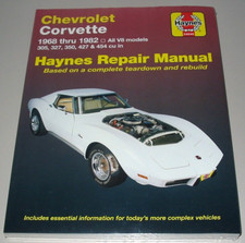 Repair Manual Chevrolet Corvette C3 mit V8 Motor Reparaturanleitung 1968 - 1982 comprar usado  Enviando para Brazil