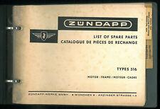 Zundapp catalogue pièces d'occasion  Rochefort