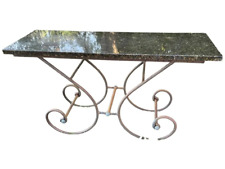 Console de mesa vintage ferro forjado e craniado confeitaria ilha cozinha comprar usado  Enviando para Brazil
