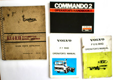 Truck manuals handbooks for sale  SHREWSBURY
