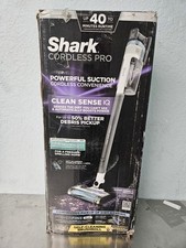 Aspirador profissional sem fio Shark IZ562H com sensor de limpeza QI/neutralizador de odor - Azul claro comprar usado  Enviando para Brazil