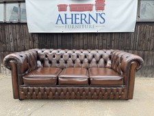 Antique brown leather for sale  BOSTON