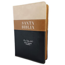 Używany, Biblia con Cierre Letra Gigante Manual 14 puntos RV1960 tricolor café con indice na sprzedaż  Wysyłka do Poland