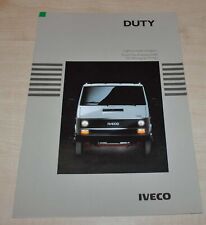 1991 Iveco Duty Daily Van Truck Folheto Prospekt EN comprar usado  Enviando para Brazil