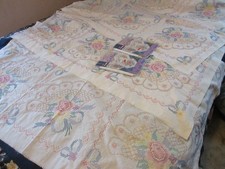 Embroidered bucilla quilt for sale  Council Bluffs