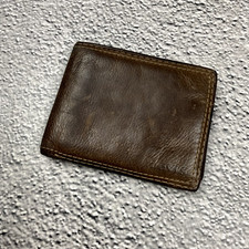 Carteira bifold masculina Levi's RFID Traveler capacidade extra couro marrom comprar usado  Enviando para Brazil