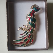 Spilla pavone vintage usato  Vergato