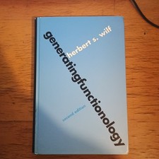 Generatingfunctionology herber for sale  New York