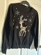 Ladies black christmas for sale  ROMSEY
