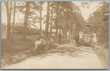 CARTÃO POSTAL ANTIGO FOTO REAL REPARO RODOVIÁRIO VAGÕES FERROVIÁRIOS RPPC comprar usado  Enviando para Brazil